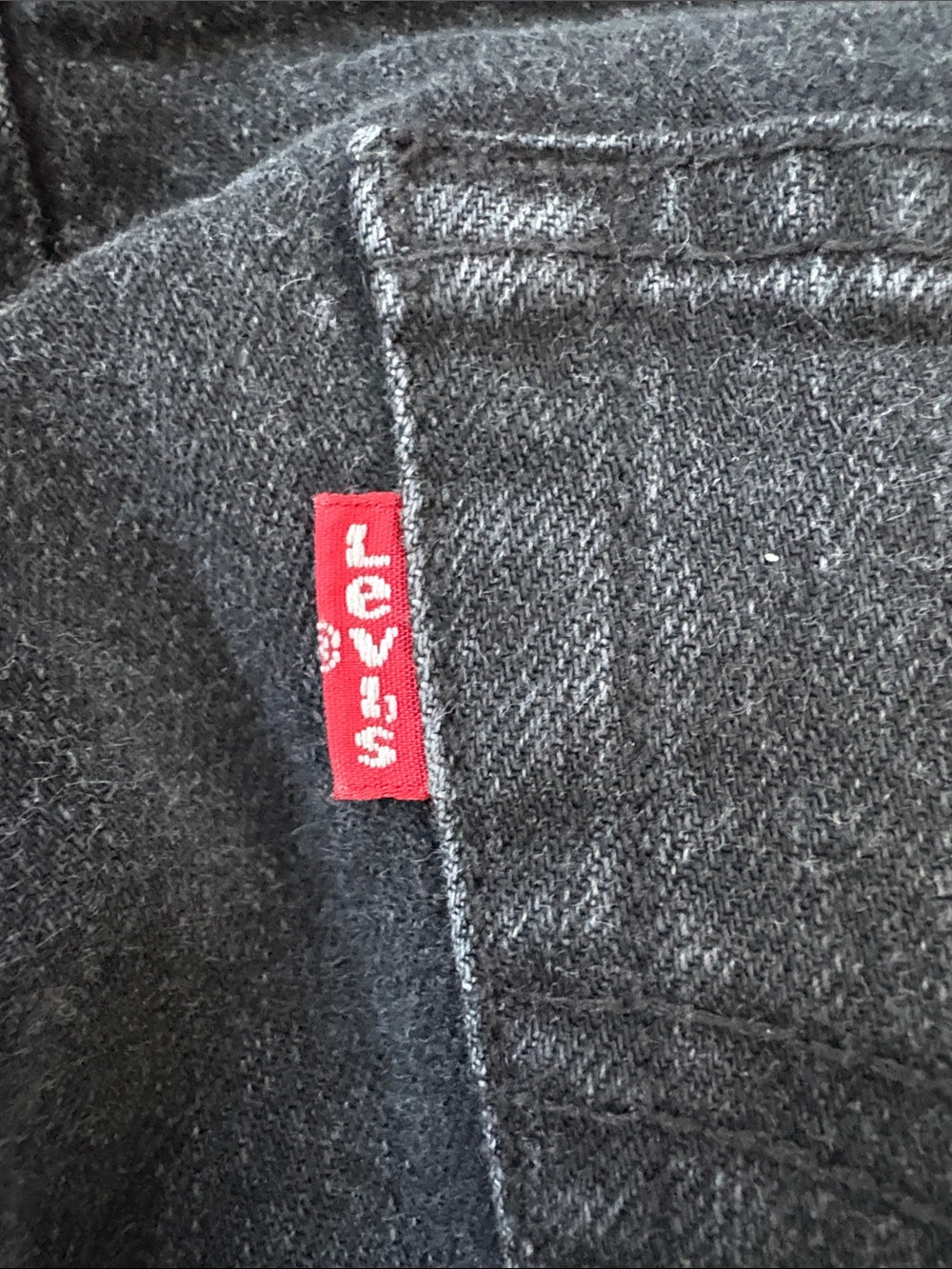Levi's 511 Boy‘s Skinny Jeans 12R 26x26 in Faded Black Wash adjustable waist - Picture 3 of 10